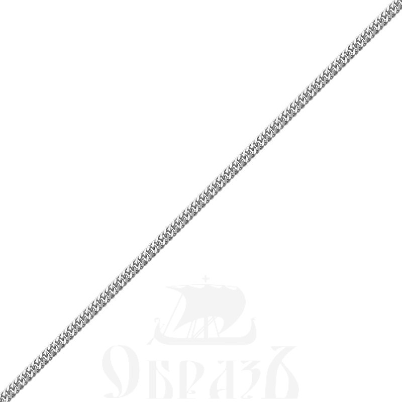 цепь плетение "панцирная двойная" с алмазной огранкой серебро 925 пробы (арт. 9028050)